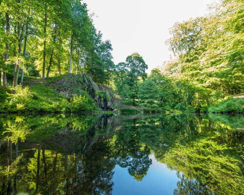 Luisenthaler Wasserfall Schlosspark Altenstein © Tobias Kromke