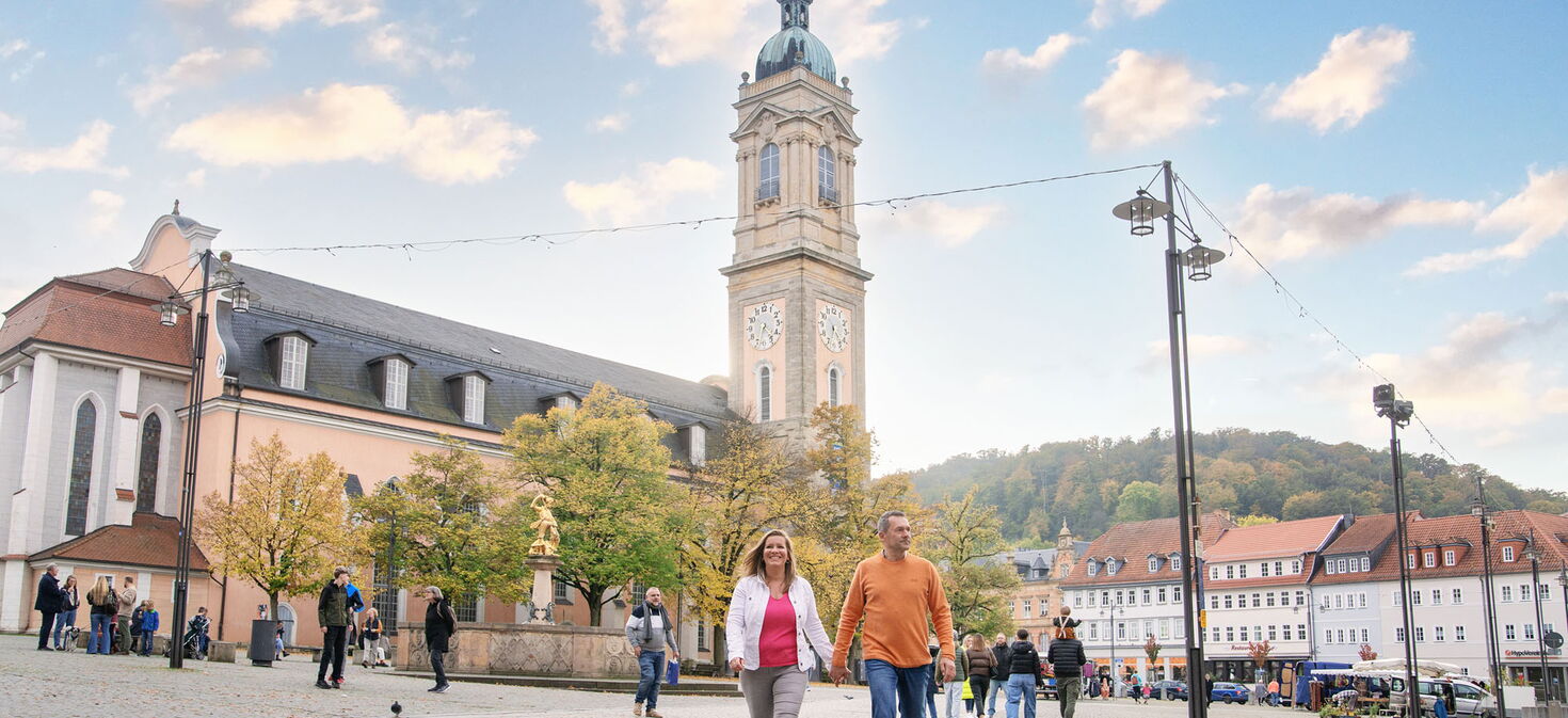 Markt Eisenach mit Georgenkirche