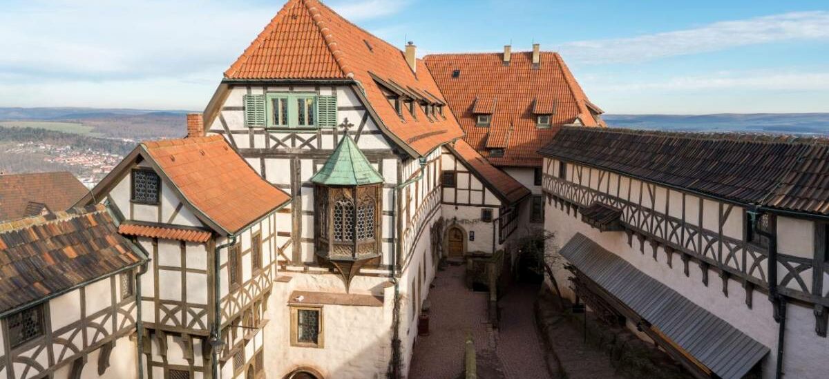 Blick auf den Innenhof der Wartburg