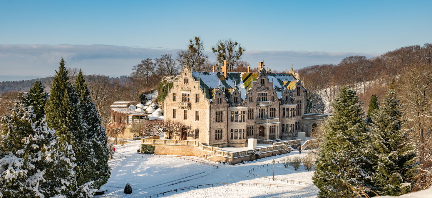 Winterbild Schloss Altenstein