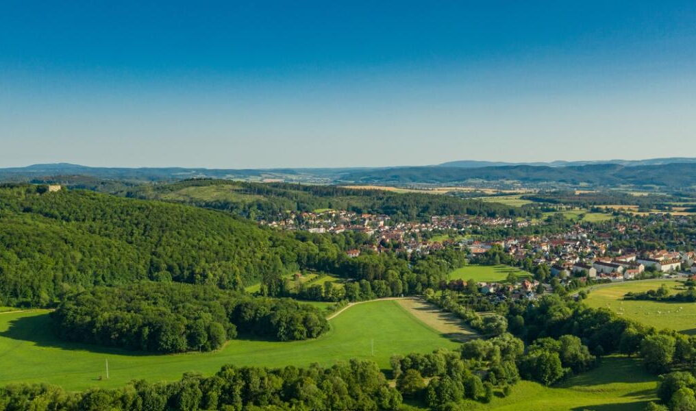 Blick auf den Aschenberg - Bad Liebenstein