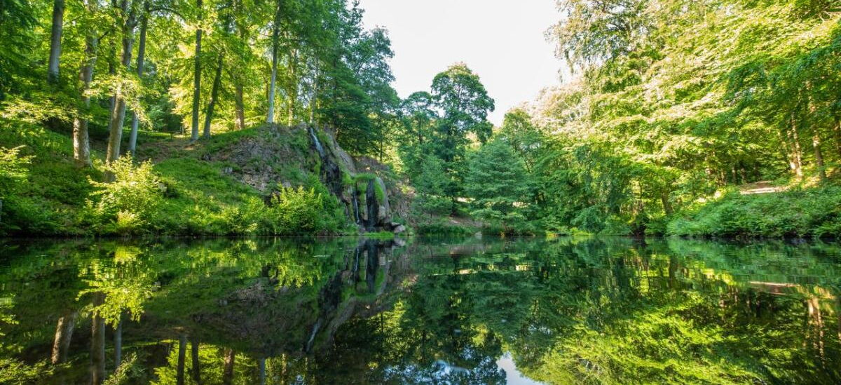 Luisenthaler Wasserfall Schlosspark Altenstein © Tobias Kromke