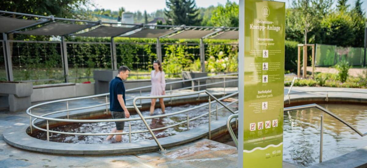 Heilwasser-Kneipp-Anlage im Kneipp-Vital-Park © Tobias Kromke