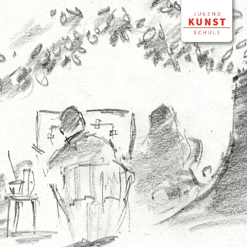 Bild zur Veranstaltung: Mit dem Skizzenbuch rund um Schloss Altenstein
