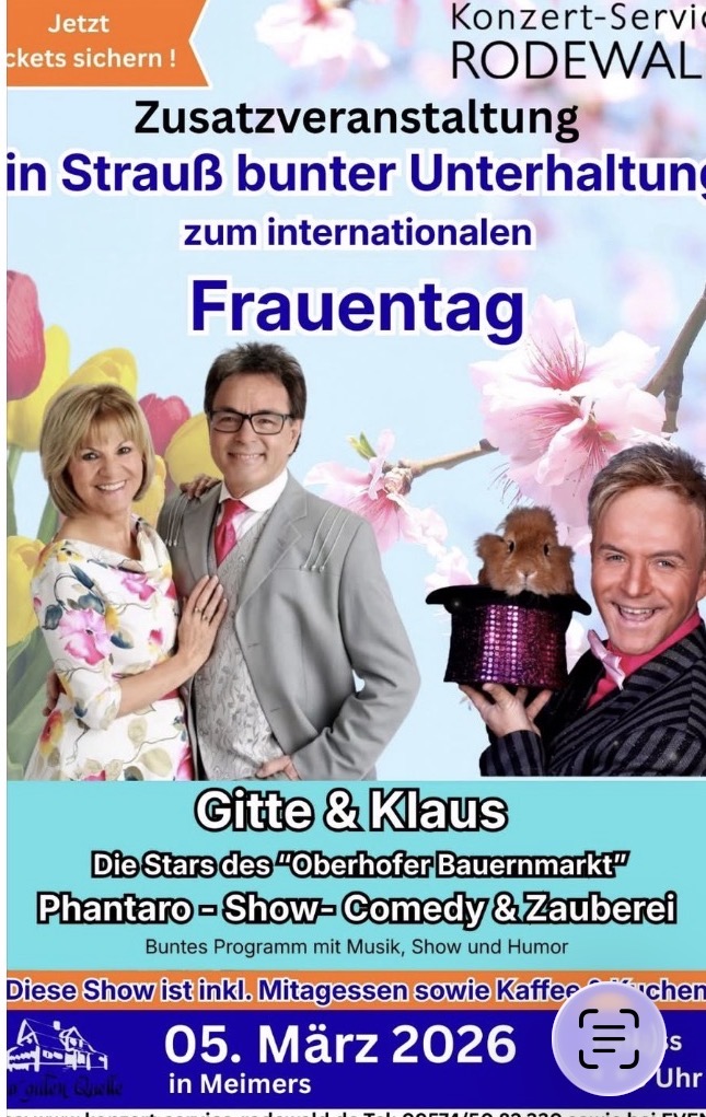 Bild zur Veranstaltung: Frauentagsfeier in Meimers
