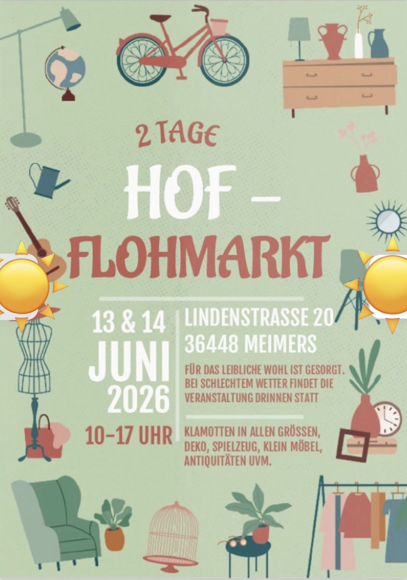 Bild zur Veranstaltung: 2 Tage Hof - Flohmarkt